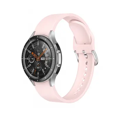 Bstrap Silicone curea pentru Samsung Galaxy Watch 4 / 5 / 5 Pro / 6, sand pink