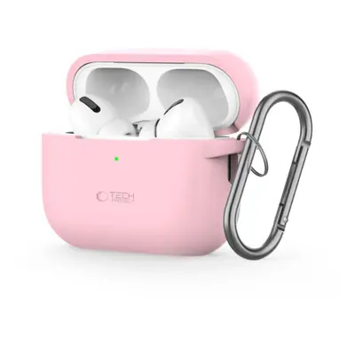 Tech-Protect Silicone Hook husa pentru Apple AirPods Pro 1 / 2, roz