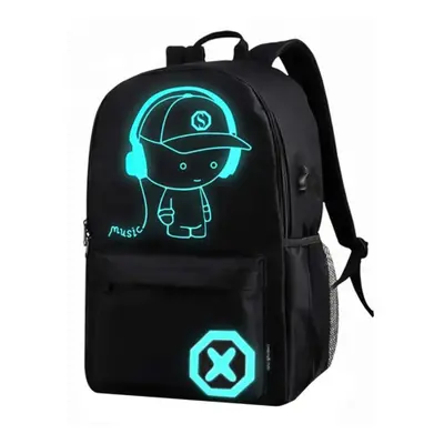 MG Glowing Boy rucsac 35L, negru