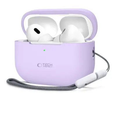 Tech-Protect Silicone husa pentru Apple AirPods Pro 1 / 2, violet