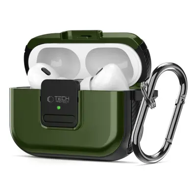 Tech-Protect Defender Magsafe husa pentru Apple Airpods Pro 1 / 2, verde