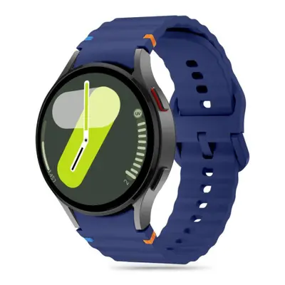 Tech-Protect Silicone Sport curea pentru Samsung Galaxy Watch 4 / 5 / 5 Pro / 6 / 7 / FE, navy b