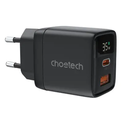 Choetech PD6052 GaN incarcator USB / USB-C 35W, negru