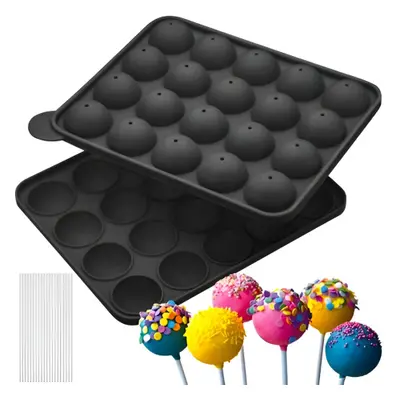 MG Cake Pops matriță din silicon pentru prăjituri, neagră