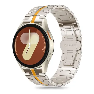 Tech-Protect Stainless Line curea pentru Samsung Galaxy Watch 4 / 5 / 5 Pro / 6 / 7 / FE, titani