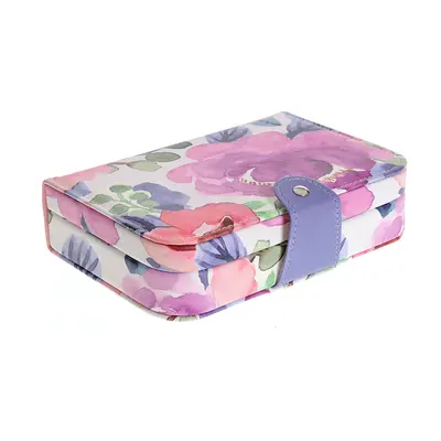 Cutie de bijuterii cu motive florale 20x14 cm