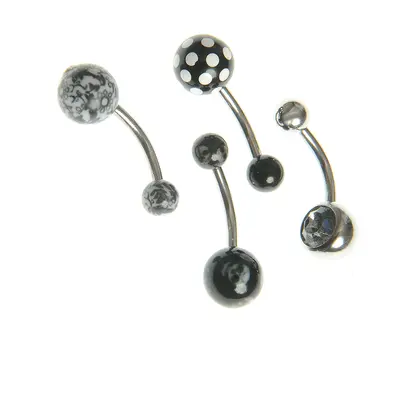 Set 4 modele body piercing