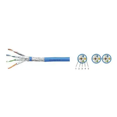 CABLU DE DATE S/FTP CAT7, ECRANAT 4X2XAWG23/1, LS0H, 1000 MHZ - SCHARCK