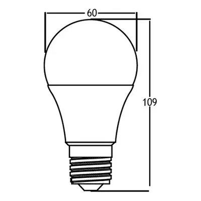 Sursa de iluminat, bec A60 DIMMABLE 10W E27 ADVANCE 3000K