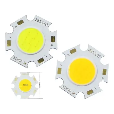 Bec Led ( pastila COB ) – 3w/3000k/20-11mm/9-10v/200-300mA