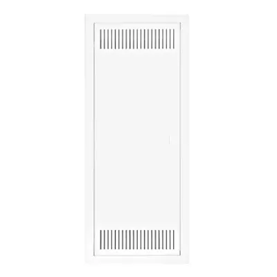 Flush-mounted media enclosure 5-rows - partition wall