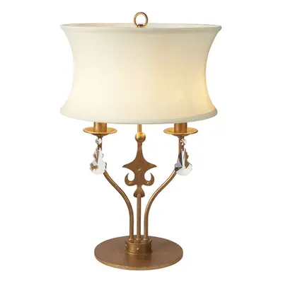 Veioza Windsor 2 Light Table Lamp – Gold Patina