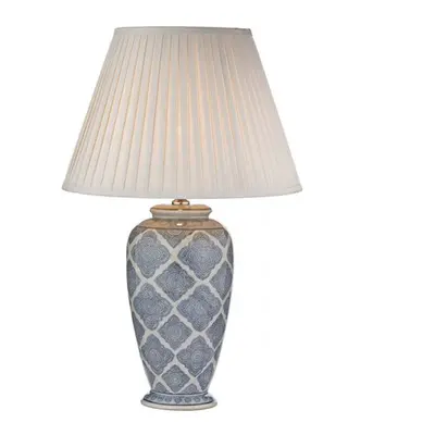 Veioza Ely Table Lamp Blue/White Base Only