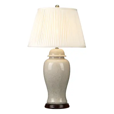 Veioza Ivory Crackle 1 Light Large Table Lamp