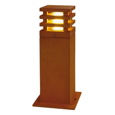 Lampa podea, Lampi RUSTY ® Floor 40 E27, rugina stand de podea in aer liber, TC-DSE, IP55, patra