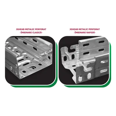 JGHEAB METALIC PERFORAT RANFORSAT IMBINARE RAPIDA INALTIME 35mm PRET/BARA 3M 100x35