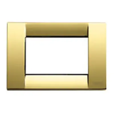 Placa ornament 6 module Vimar(Idea)metal polished gold