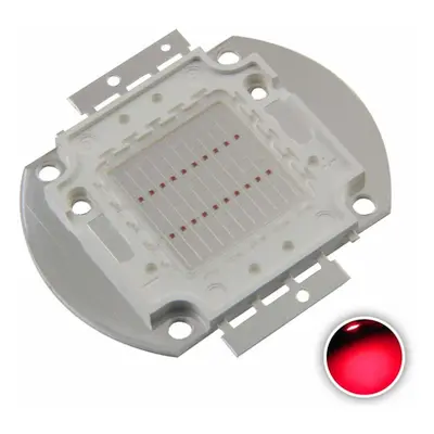 Bec Led ( pastila proiector ) – 20w/Rosu (42x42mm)