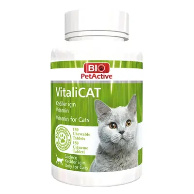 Vitamine pentru pisici, Bio PetActive Vitali Cat, 150 tbl