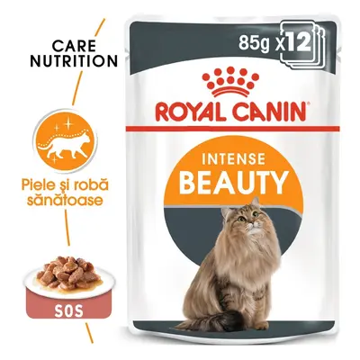 Royal Canin Hair&Skin Care Adult hrana umeda pisica, piele si blana (in sos), 12 x 85 g