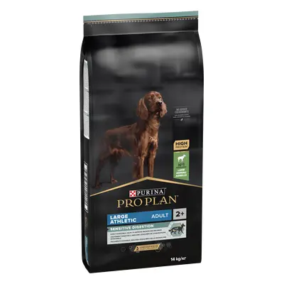 PURINA PRO PLAN ADULT Sensitive Digestion, Talie Mare Atletică, Miel, 14 kg