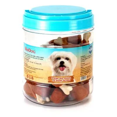 Recompense Pentru Caini Biodog Pulpe Din Calciu Cu Piept De Pui 500 Gr/ Ce-22h