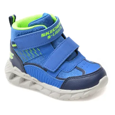 Ghete SKECHERS albastre, MAGNA-LIGHTS, din material textil