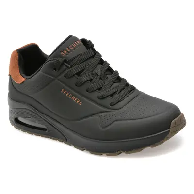 Pantofi sport SKECHERS negri, UNO, din piele ecologica