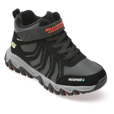 Ghete SKECHERS negre, RUGGED RANGER, din material textil