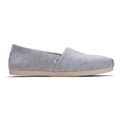 Toms Drizzle Grey Slub Chambray Women's Classics