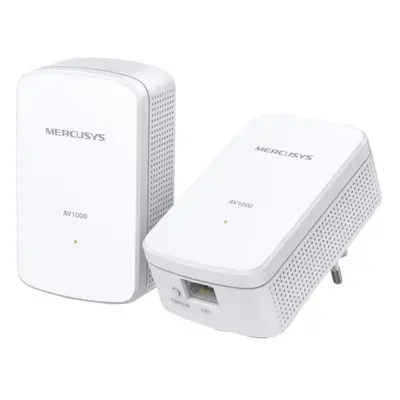 Kit adaptoare Powerline Mercusys cu HomePlug AV2 Port Ethernet Gigabit - MP500 KIT