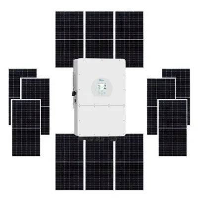 Kit fotovoltaic 6kW, invertor Deye DEYE SUN-6K-SG03LP1-EU, 12 panouri solare 550W Vendato Solar