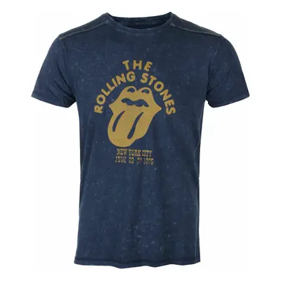 tricou stil metal bărbați Rolling Stones - NYC '75 - ROCK OFF - RSSWASH03MN