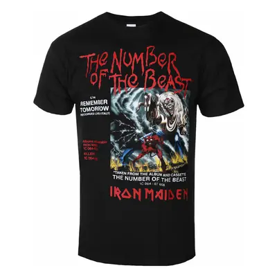 tricou stil metal bărbați Iron Maiden - NOTB Vinyl Promo - ROCK OFF - IMTEE141MB