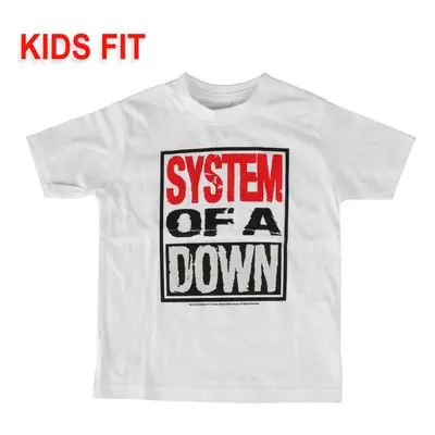 tricou stil metal copii System of a Down - Logo - METAL-KIDS - 369.25.7.999