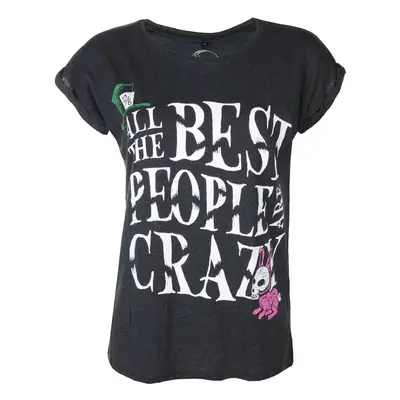 tricou hardcore femei - ALL BEST PEOPLE CRAZY - GRIMM DESIGNS - GD33DT