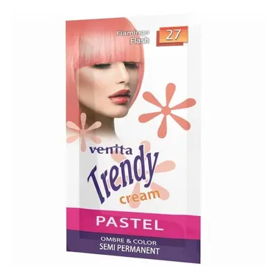 Sampon Colorant si Nuantator, Trendy Cream, Venita, NR.27 - Flamingo Flash, 35g