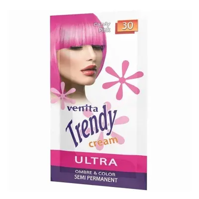 Sampon Colorant si Nuantator, Trendy Cream, Venita, NR.30 - Candy Pink, 35g