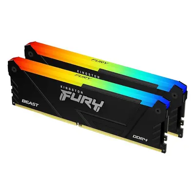 Memorie RAM Kingston Fury Beast, DIMM, DDR4, 16GB, 3200MHz, CL16, 1.35V, Kit of 2