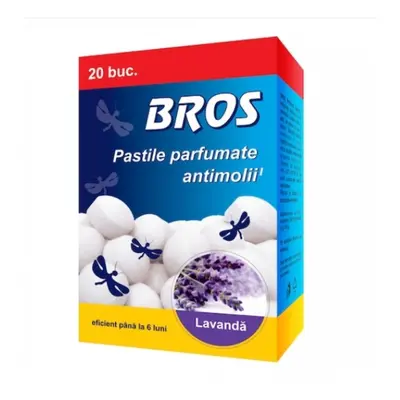 BROS Pastile parfumate anti molii 20buc.