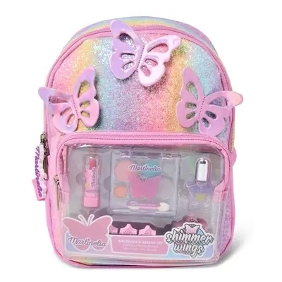 Set rucsac si produse cosmetice pentru copii Martinelia Shimmer Wings Bagpack & Beauty Set 30606