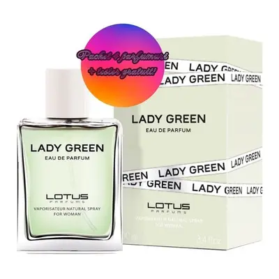 Set 4 Apa de parfum Lady Green, Revers, pentru femei, 100 ml + Tester 100 ml GRATUIT