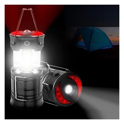 Lampa Turistica LED, 3in1, extensibila, 4 moduri de lucru (cort, tabara, camping, rulota, calato