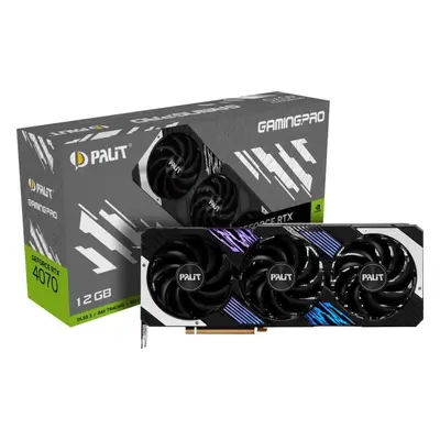 Placa video Palit GeForce RTX 4070 GamingPro 12GB GDDR6X 192-bit DLSS 3.0