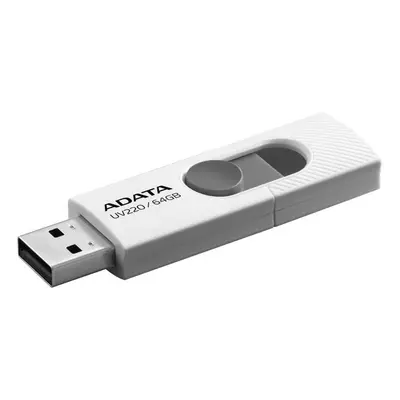 Memorie USB Flash Drive Adata UV220 64Gb, USB 2.0, alb