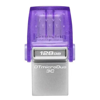 Memorie USB Flash Drive Kingston 128GB DT MicroDuo, USB 3.0, micro USB 3C