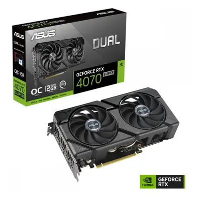 Placa Video ASUS DUAL GEFORCE RTX 4070 SUPER EVO OC 12GB GDDR6X 192 bit