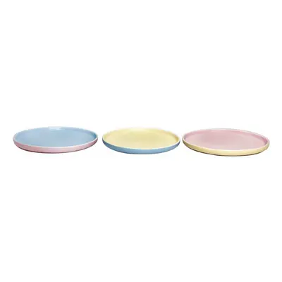 Farfurie Suport DKD Home Decor Porțelan Bone China (20 x 20 x 2 cm) (3 pcs)