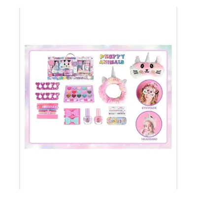 Set de machiaj si accesorii Pretty Animals pentru copii