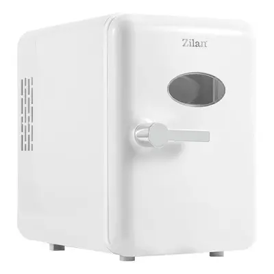 Mini frigider Zilan cu maner, putere 36w, capacitate 4l, alb / ZLN 1153